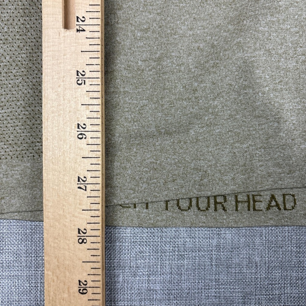 Lululemon Hoodie Mens L Green 1/4 Zip Stretch Your Head Lightweight - Picture 14 of 16